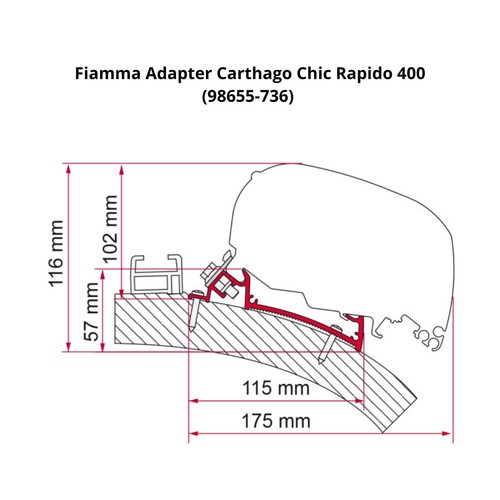 Fiamma adapter carthago chic - fiamma,