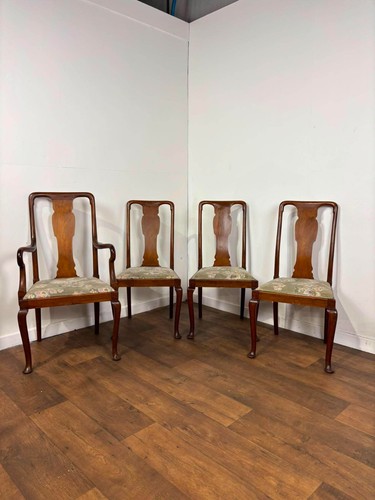 Set four vintage mahogany - four,