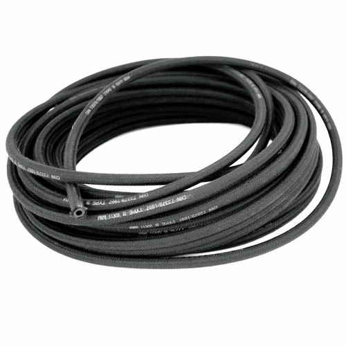 Cotton braided fuel - braided, hose