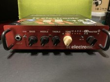 TC Electronic BH250 Red Compact Bass Amplifier Head 250W TonePrint Headphone Out