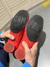 Camper Twin Red Slip-On Shoes