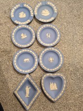 Lot of 8 Wedgwood Blue