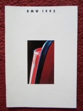 BMW RANGE 1992 1993 UK Mkt