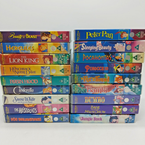 Job lot vhs cassettes x18 - lot,