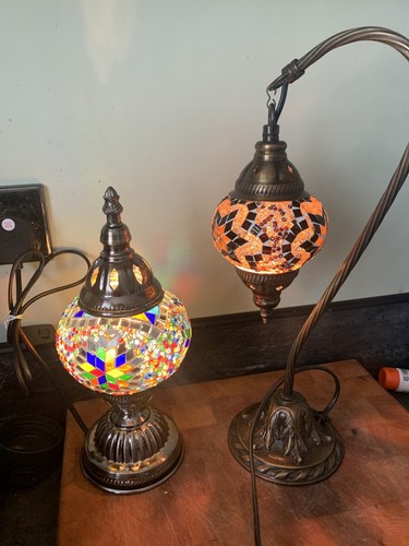 Mosaic table lamps moroccan - 2,