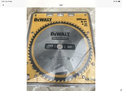Dewalt dt1960 305mm 30mm 60t - dt1960,