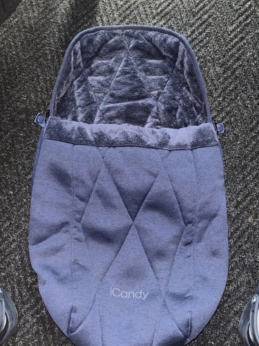 Icandy orange blue footmuff - orange, 3