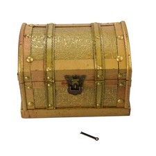Retro Wooden Pirate Treasure