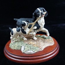Border Fine Arts 'Springer Spaniel & Pup' - J.A. Bubler Collectible Figurine