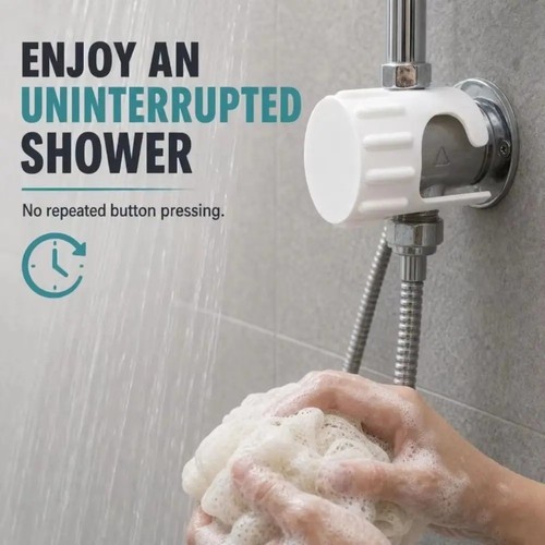 Public shower push button lock - push,