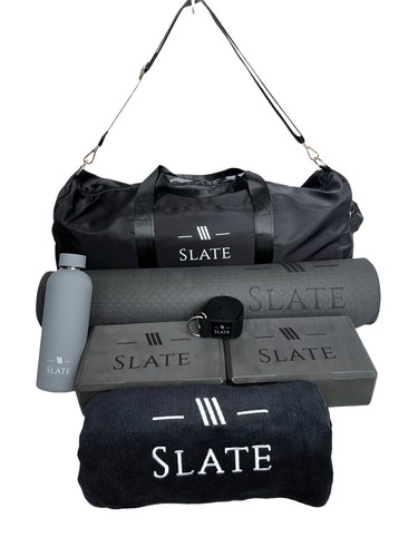 Slate yoga mat - mat, complete