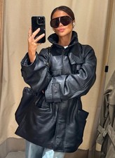 ZARA NEW WOMAN LEATHER JACKET