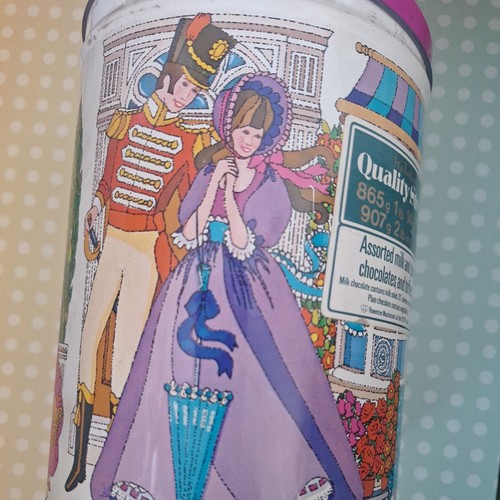 Vintage quality street tin - vintage,