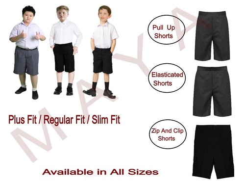 Boys school shorts plus - boys,