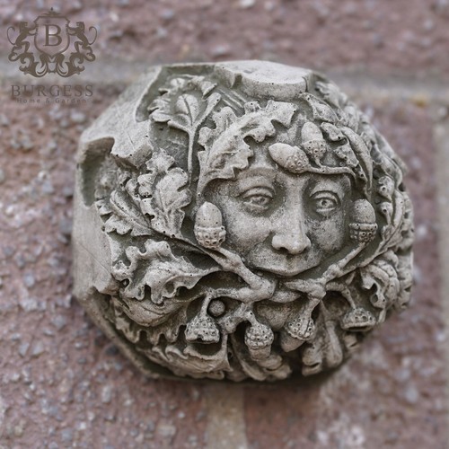 Acorn green man - man, hanging