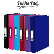 1pc Pukka 2-Ring Binder A4 Document Folder Paperwork File For School, Office