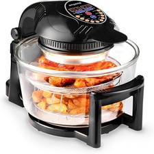 Digital Halogen Air Fryer Oven 17L | 10 Presets, Hinged Lid, Self-Clean, Timer
