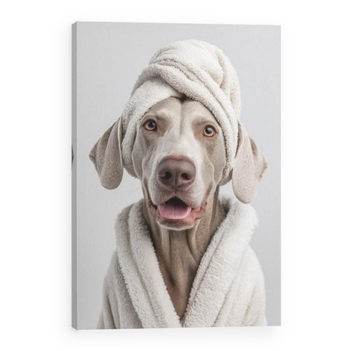 Weimaraner bath towel - weimaraner,
