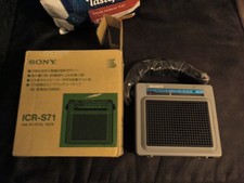 Sony Icr-S71 Vintage Original Limited Mobile Portable Radio Used with Box