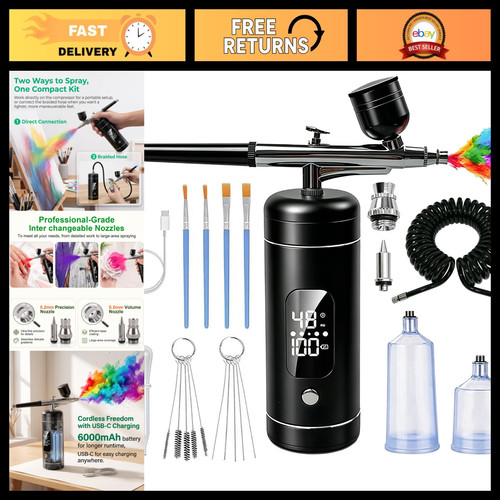 Cordless airbrush kit with - cordless,