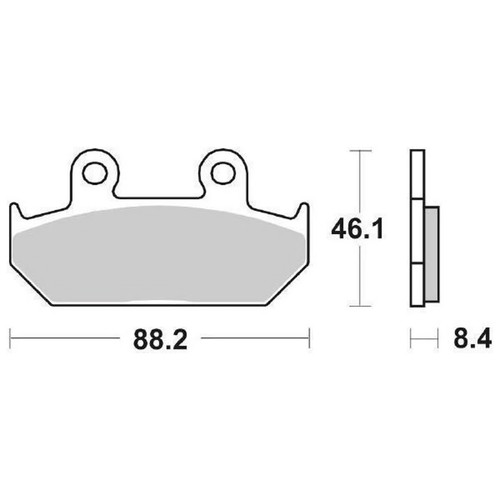 Brake pads sbs 600hf - brake,