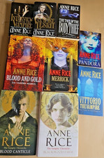 Anne Rice The Vampire Chronicles. Gothic Fantasy Series ×9 Hardback & Paperback