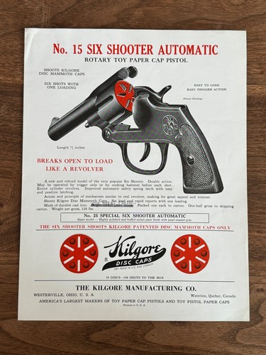 Vintage kilgore cap gun - vintage,