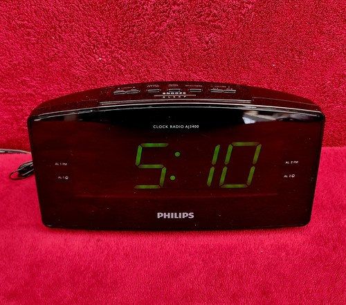Philips aj3400 clock radio - clock,