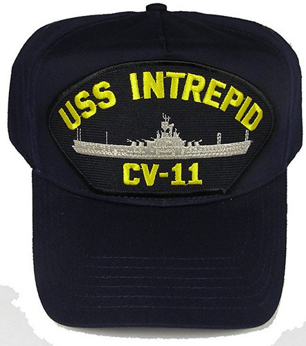 Uss intrepid hat cap usn - uss,