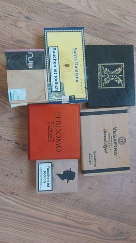 Cigar boxes selection empty - cigar, empty,