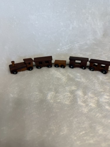 Mini wooden train railfan - train, railfan-