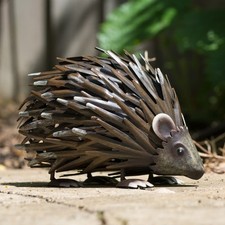 Small 17cm Hedgehog Metal
