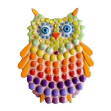 Kit - 16cm Rainbow Owl (Mosaic