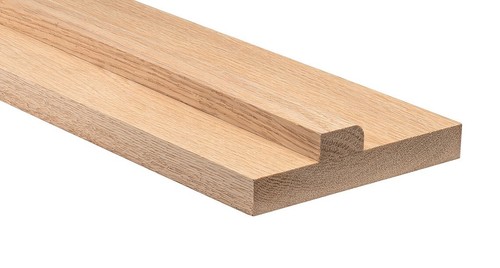 Solid oak door lining - door,