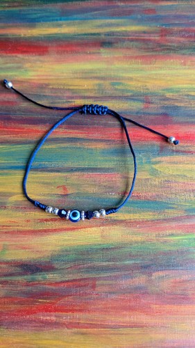 Bead evil eye bracelet - x1,