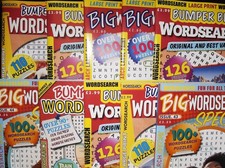 10 WORDSEARCH PUZZLE BOOKS -