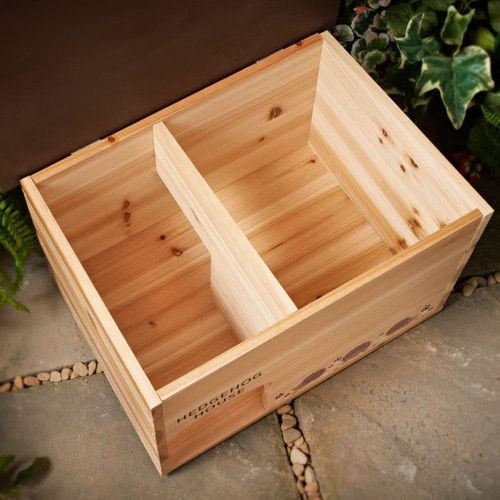 Hedgehog house large solid - hedgehog,
