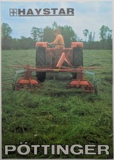 Original Pottinger Haystar Hay Turner Single Sheet Brochure, c 1980's