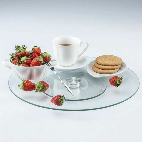 Lazy susan glass - glass, rotating