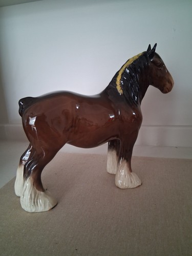 Beswick pottery brown shire - pottery,