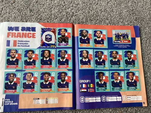 France panini world - france,