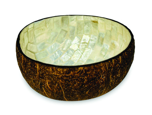 Natural coconut shell bowl - coconut,