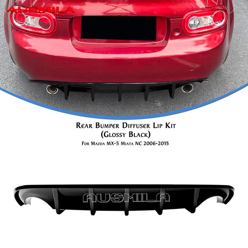 Gloss black rear - gloss, bumper