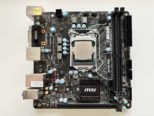 Msi h110i pro mini itx - h110i, +