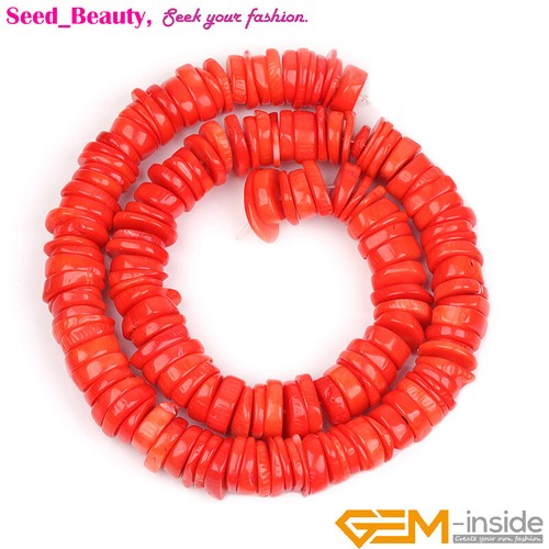 Column red coral jewelry - coral,