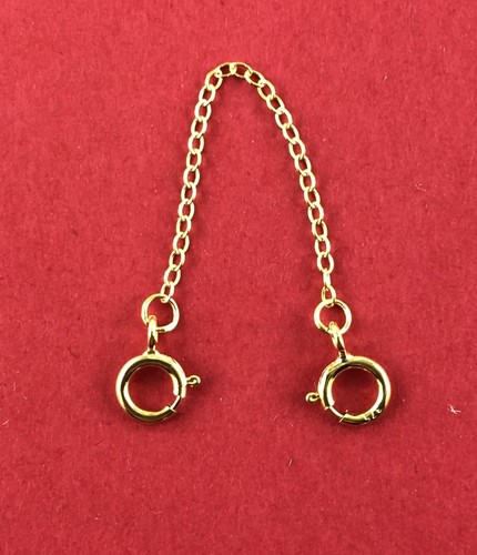 9ct gold fine chain extender - 9ct, /
