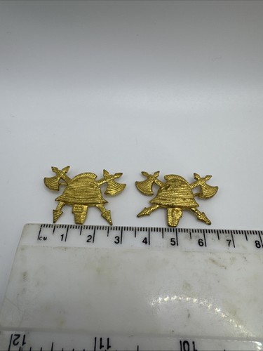 Pair vintage belgian - pair, fire