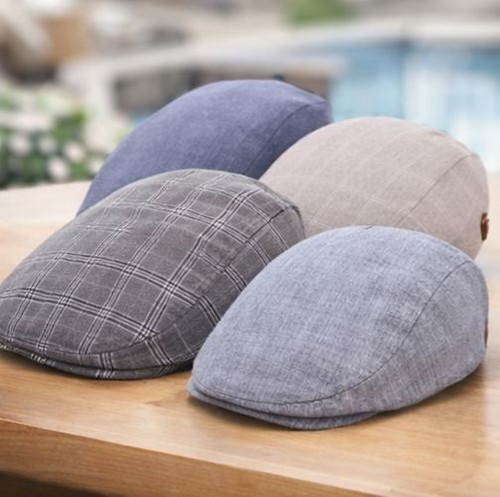 Men cotton flat cap summer - cap,