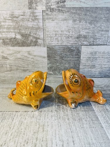 Vintage pair lusterware - pair,