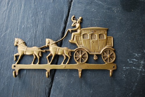 Vintage solid brass horse - solid,